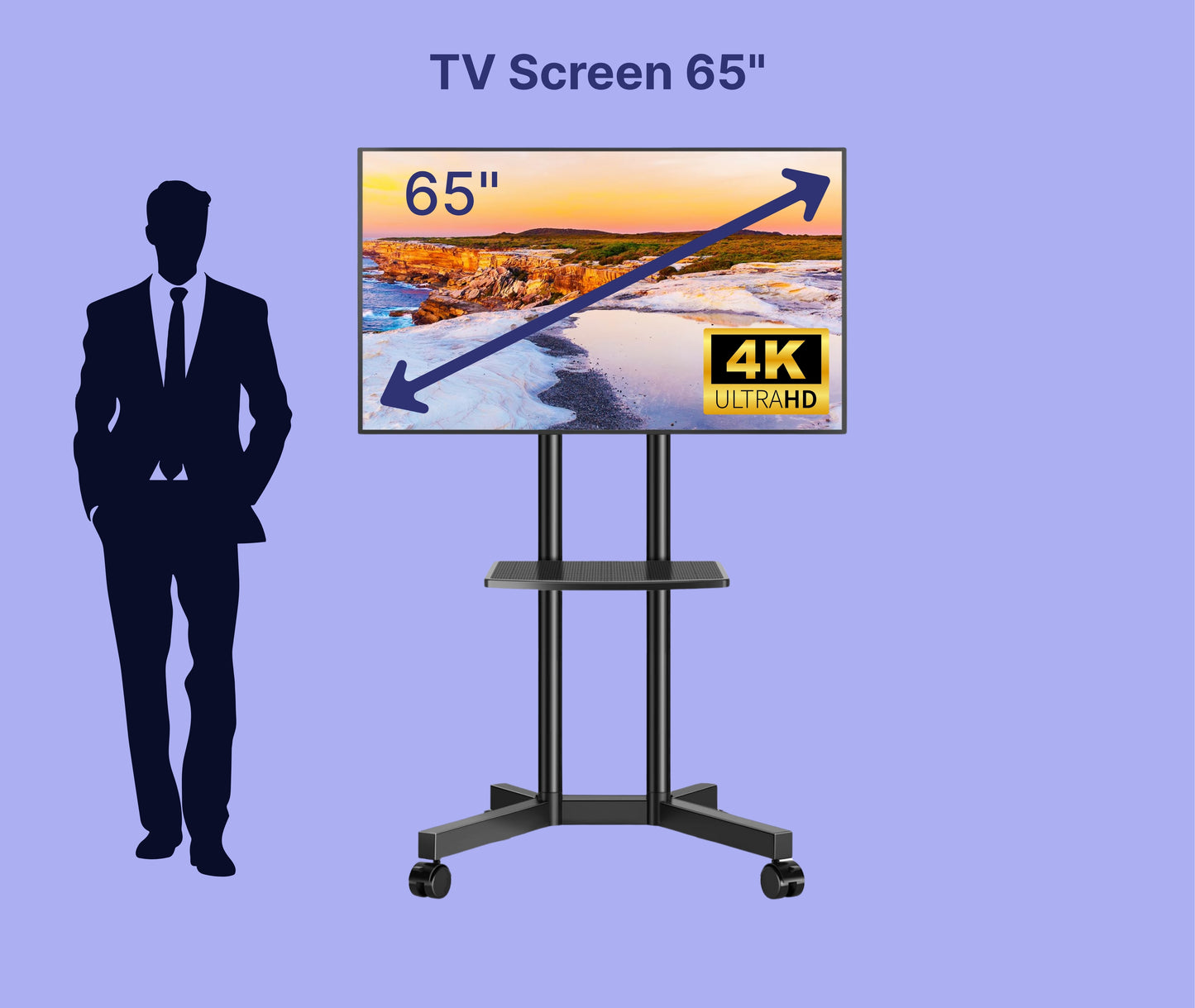 Smart LED TV Screen 65"