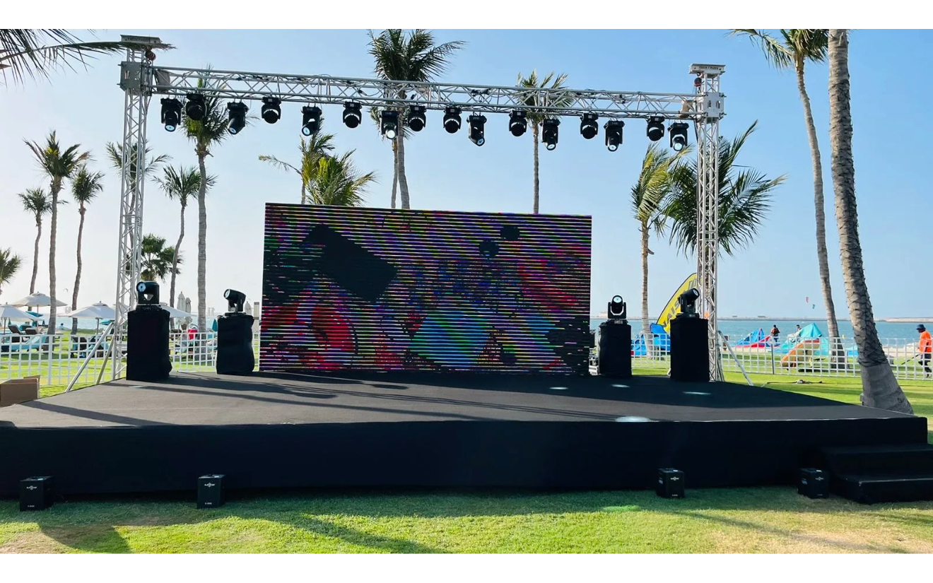 نظام مسرح محمول 3.6 متر × 6.1 متر