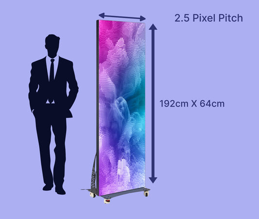 Rent LED Poster Display 2.5mm Pixel Pitch