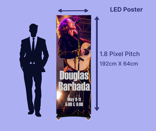 LED Poster Display 1.8mm Pixel Pitch