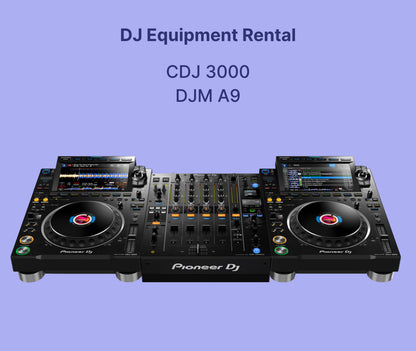 Rental Pioneer CDJ 3000 + DJM-A9